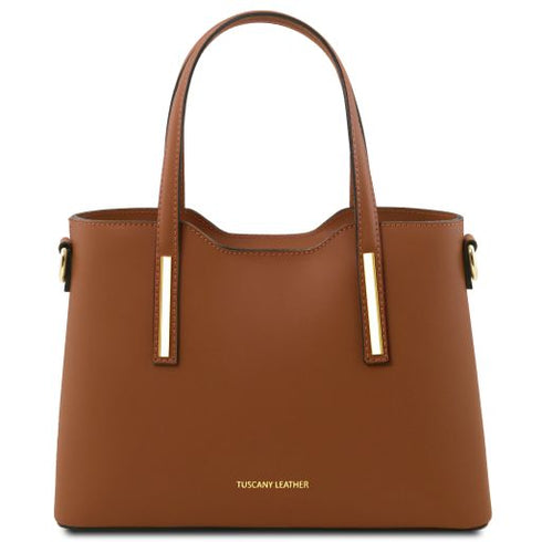 Olimpia - Leather tote - Small size